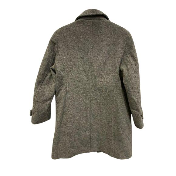 L.L. Bean Gray Wool Button Up Coat Women's Size 12-Pet - Bellandi - Picture 2 of 5
